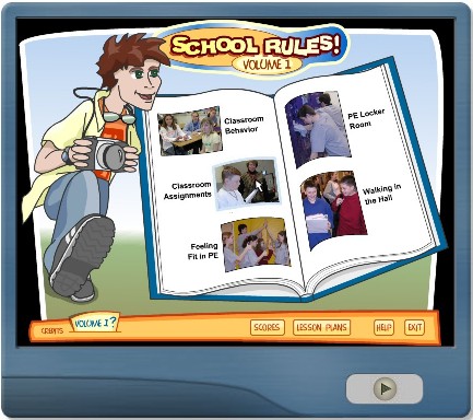 screen shot of Social Skill Builder - School Rules Volume 1