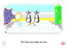 screen shot of Patch the Puppy preschool life skills software