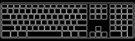 Apple Ultra-Thin Keyboard Model MB110LL/A, Model A1243 Keyboard-Keyguard Combination