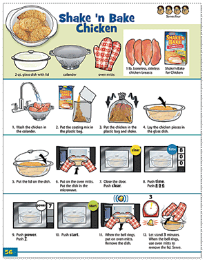 Look'n Cook Microwave Cookbook Home Page