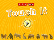 link to and image of Touch It Animals touch screen software game